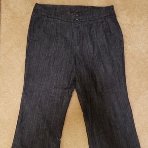 Womens denim dress pants